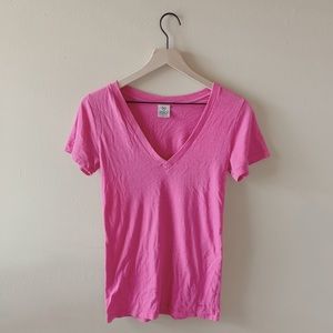 PINK pink v neck top